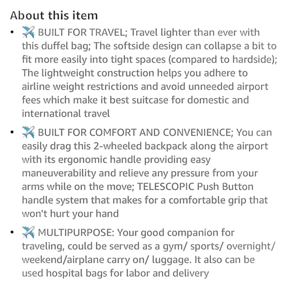 ❤️💗❤️ Betsy Johnson Hugs and Kisses Rolling Duffel Bag/Carry On/Weekender - Picture 6 of 7